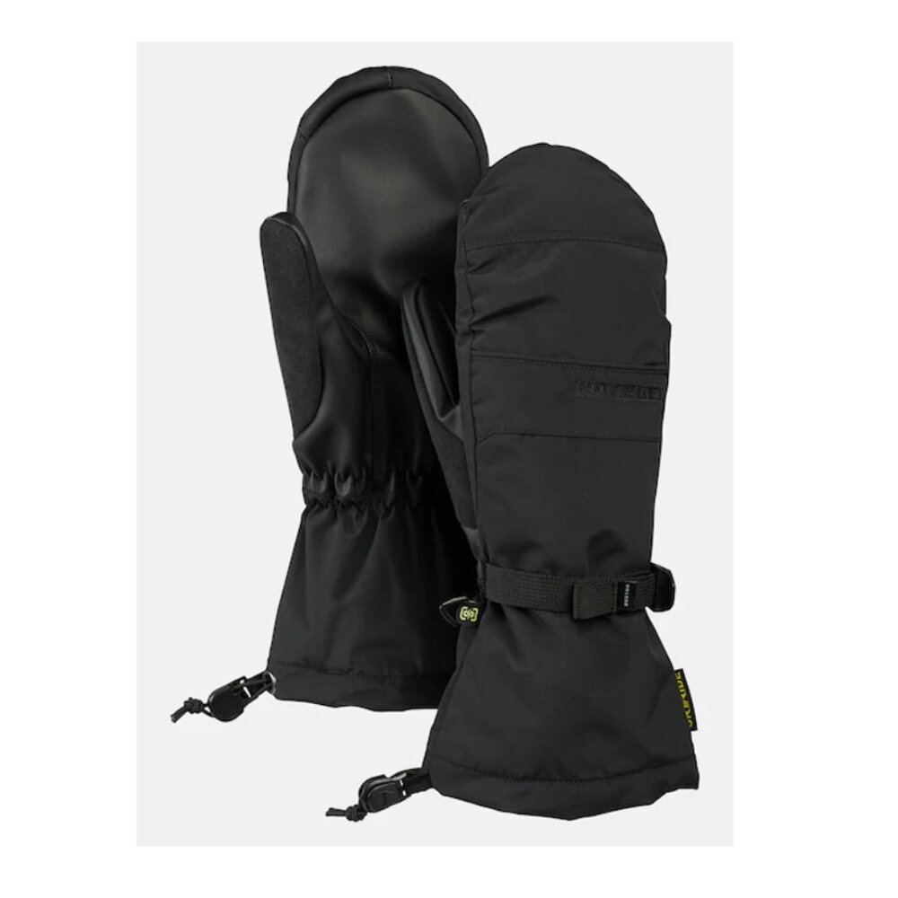 Burton Women's Profile Mittens, True Black, Size Medium